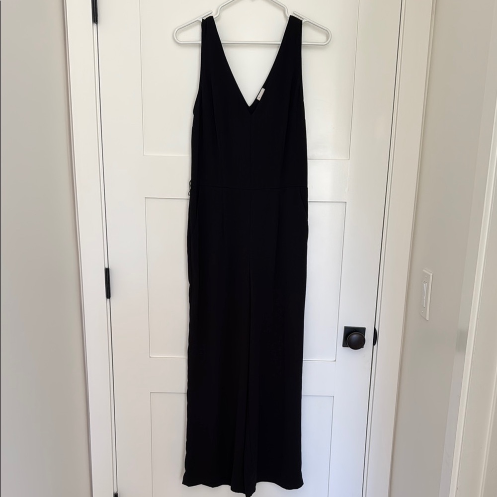 A New Day Black Sleeveless jumpsuit with belt (small)